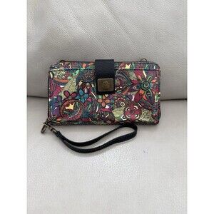 Sakroots Envelope Wallet Wristlet Rainbow Spirit Desert Snap LNC 8x5